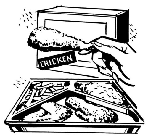 frozen meal - junk food stock illustrations