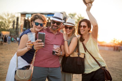 fun time at festival - concert stock pictures, royalty-free photos & images