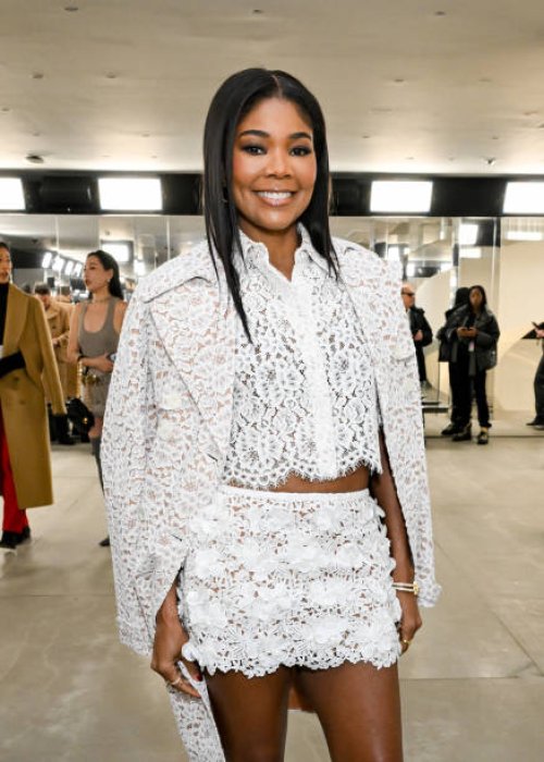 Gabrielle Union at Michael Kors RTW Fall 2024 as part of New York Ready to Wear Fashion Week held on February 13, 2024 in New York, New York.