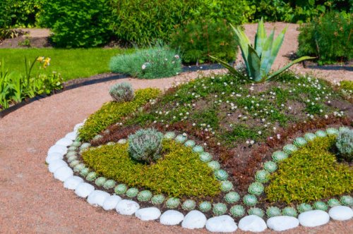 garden arrangement - garden decoration stock pictures, royalty-free photos & images