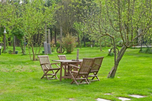garden furniture - garden decoration stock pictures, royalty-free photos & images