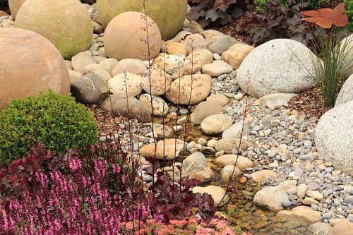 garden landscape - garden decoration stock pictures, royalty-free photos & images