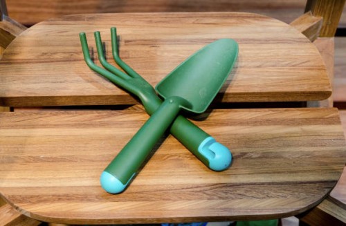 garden tools. gardend equipment. shovel and rake. shovel and rake - garden decoration stock pictures, royalty-free photos & images