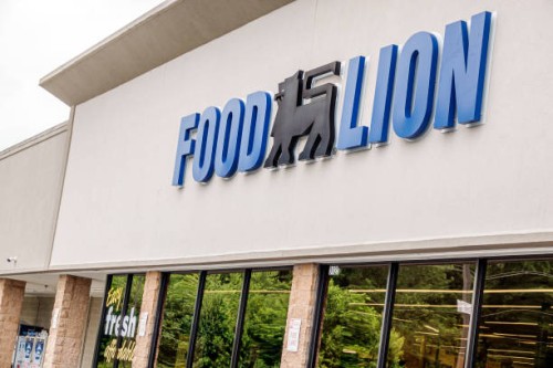 Gastonia, North Carolina, Food Lion grocery store.