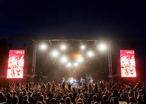 General atmosphere view during day 3 of Rockin' River Music Festival 2018 on August 4, 2018 in Merritt, Canada.