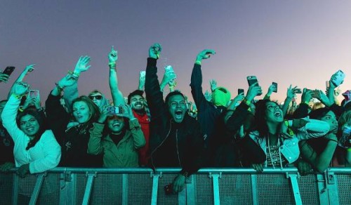 General view of atmosphered during Mala Luna Music Festival at Nelson Wolff Stadium on October 28, 2017 in San Antonio, Texas.