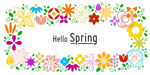 geometric flower background - garden decoration stock illustrations