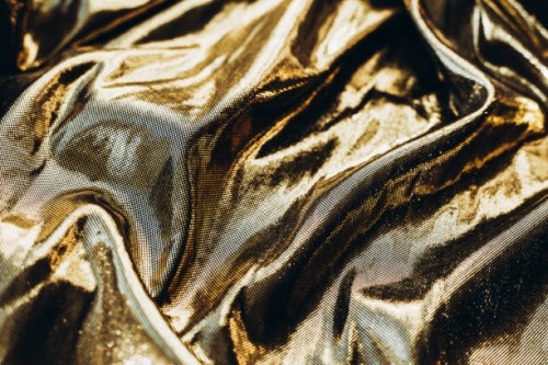 golden shiny fabric beautifully crumpled - home decoration stock pictures, royalty-free photos & images