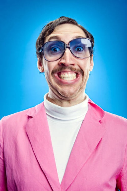 goofy pastel retro man - fashion stock pictures, royalty-free photos & images