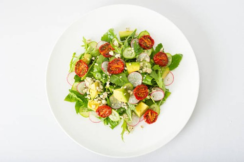 gourmet salad - food stock pictures, royalty-free photos & images