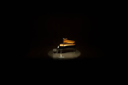 grand piano at concert hall - concert stock pictures, royalty-free photos & images
