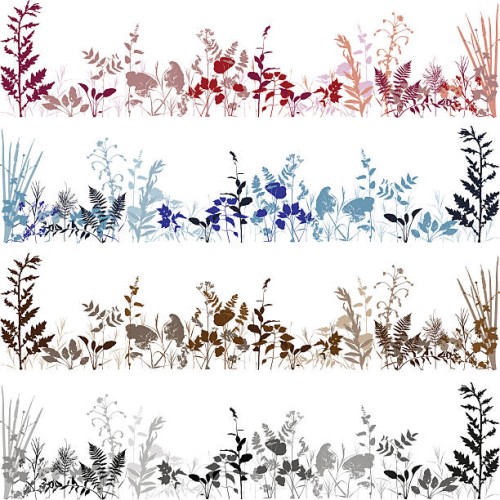 grass backgrounds - garden decoration stock illustrations