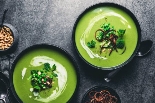 green peas cream soup - food stock pictures, royalty-free photos & images