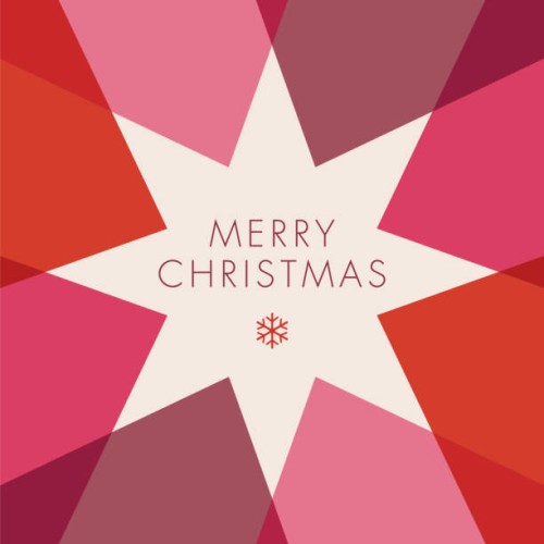 greeting card with geometric star. - fashion stock illustrations