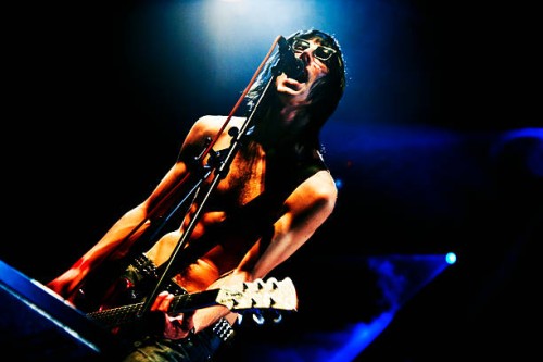 guitarist on stage at rock concert, low key - concert stock pictures, royalty-free photos & images
