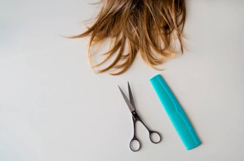 haircutting - hairstyle stock pictures, royalty-free photos & images