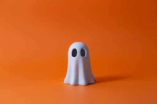 halloween ghost - home decoration stock pictures, royalty-free photos & images