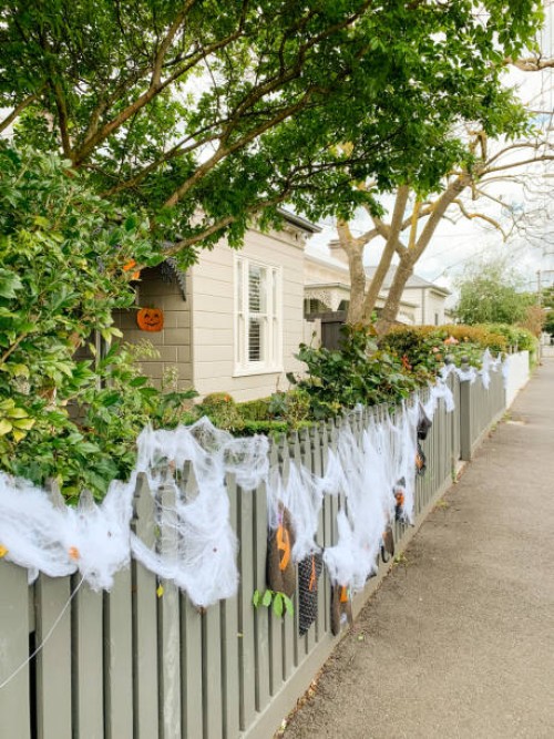 halloween home - garden decoration stock pictures, royalty-free photos & images