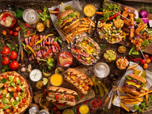 hand held bbq favorites - food stock pictures, royalty-free photos & images
