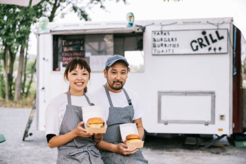 happy small business owners - junk food stock pictures, royalty-free photos & images