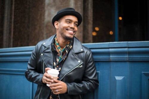 happy smiling african american man. - fashion stock pictures, royalty-free photos & images