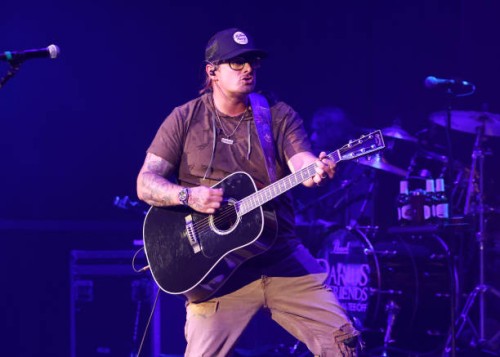 Hardy performs on stage during the 14th Annual Darius and Friends Concert benefiting St. Jude Children's Research Hospital at the Ryman Auditorium on...