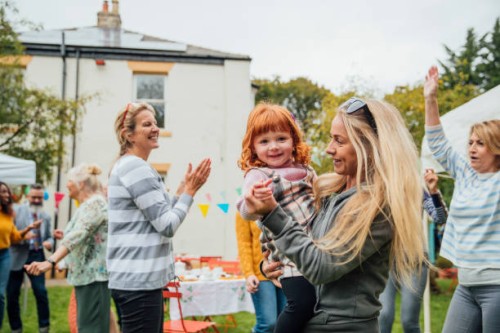 having a dance - garden decoration stock pictures, royalty-free photos & images