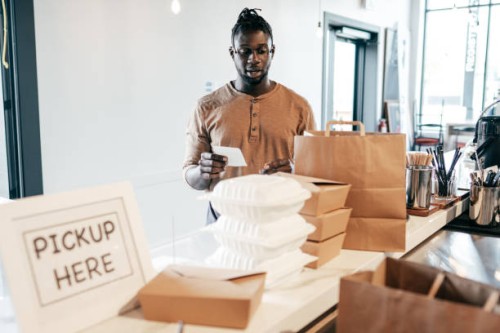 he takeaway tango: balancing speed and savory - junk food stock pictures, royalty-free photos & images