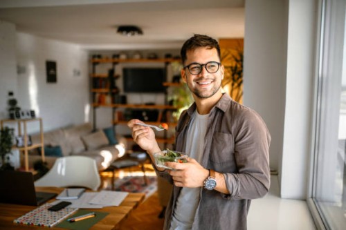 healthy lunch at home - food stock pictures, royalty-free photos & images