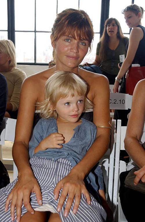 Helena Christensen with son Mingus Luchien Reedus