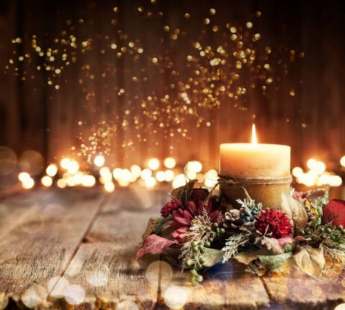 holiday candle background - home decoration stock pictures, royalty-free photos & images