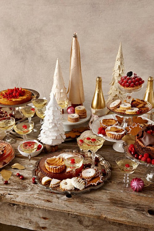 holiday table setting - food stock pictures, royalty-free photos & images