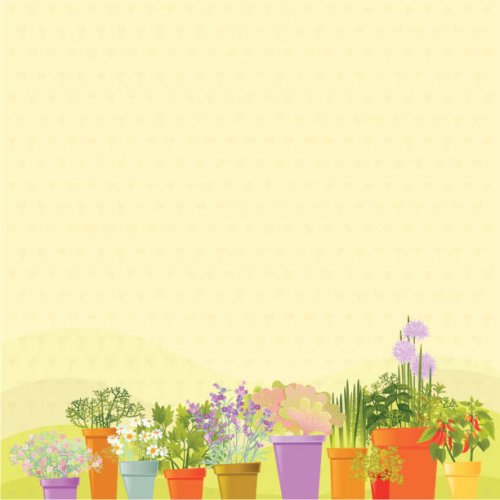 home garden background - garden decoration stock illustrations