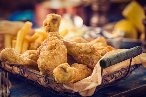 homemade golden fried chicken - junk food stock pictures, royalty-free photos & images