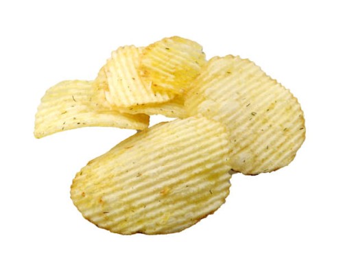 homemade potato chip isolated on white background - junk food stock pictures, royalty-free photos & images