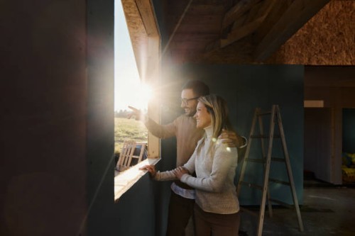 honey, look over there! - home decoration stockfoto's en -beelden