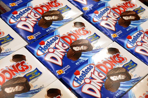Hostess Ding Dongs are offered for sale at a Jewel-Osco grocery store on December 11, 2012 in Chicago, Illinois. The Jewel-Osco grocery store chain...