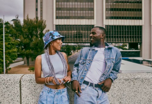 i found my twin flame in life and fashion - fashion stock pictures, royalty-free photos & images