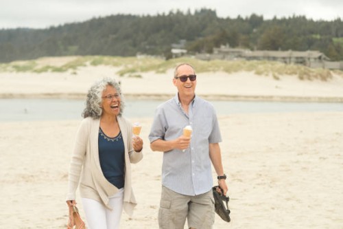 ice cream on the beach! - junk food stock pictures, royalty-free photos & images