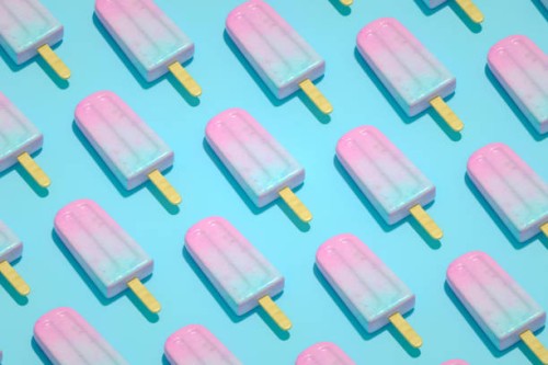 ice cream stick, popsicle, minimal summer concept, isometric view. - food stock pictures, royalty-free photos & images