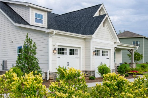 independence day celebration of patriotic homes and neighborhoods - garden decoration stock pictures, royalty-free photos & images