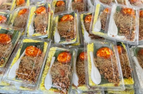 indonesian food nasi kuning - junk food stock pictures, royalty-free photos & images