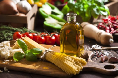 ingredient for cooking italian spaguetti - food stock pictures, royalty-free photos & images