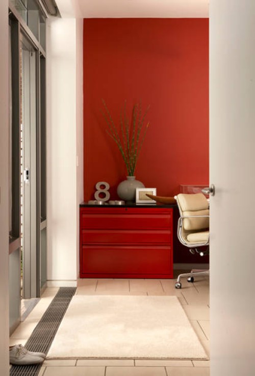 interior of a contemporary home office - home decoration stock pictures, royalty-free photos & images