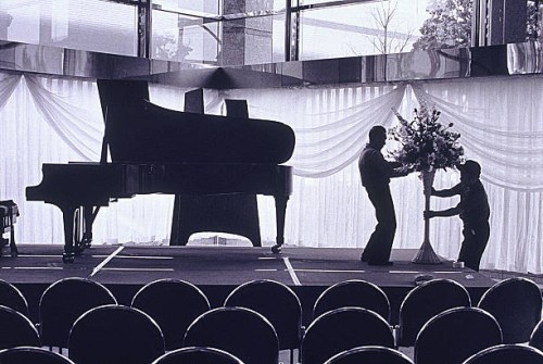 interior of asahi concert hall, tokyo, japan - concert stock pictures, royalty-free photos & images