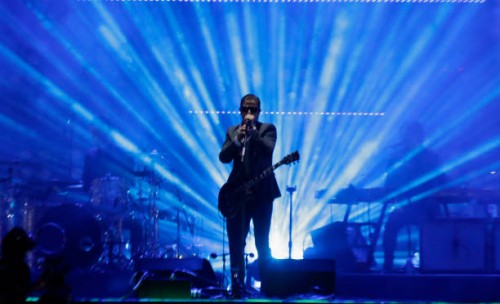 Interpol is performing at a concert in Mexico City's Zocalo on International Marijuana Day.