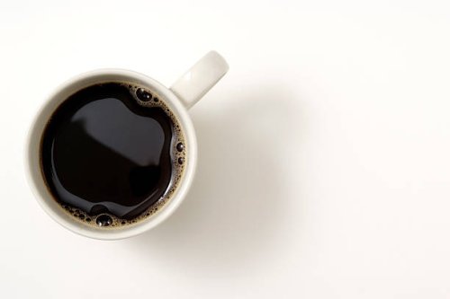 isolated shot of a cup of coffee on white background - coffee stock pictures, royalty-free photos & images