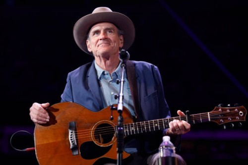 James Taylor performs onstage at the Concert For Carolina Benefit Concert at Bank of America Stadium on October 26, 2024 in Charlotte, North Carolina.