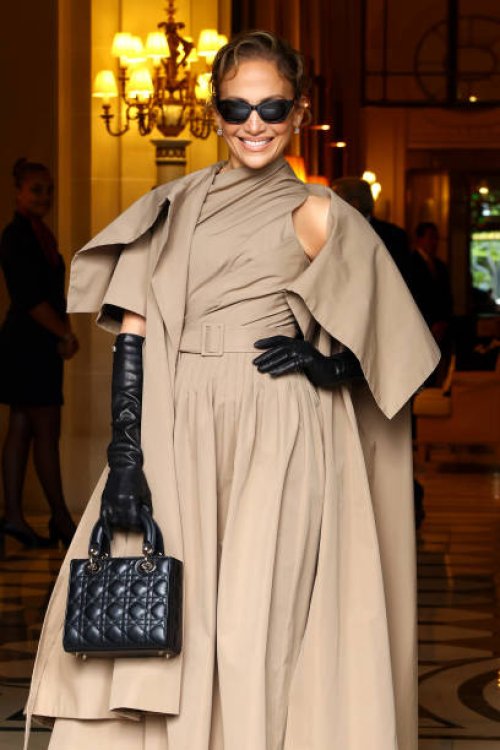 Jennifer Lopez attends the Christian Dior Haute Couture Fall/Winter 2024-2025 show as part of Paris Fashion Week on June 24, 2024 in Paris, France.