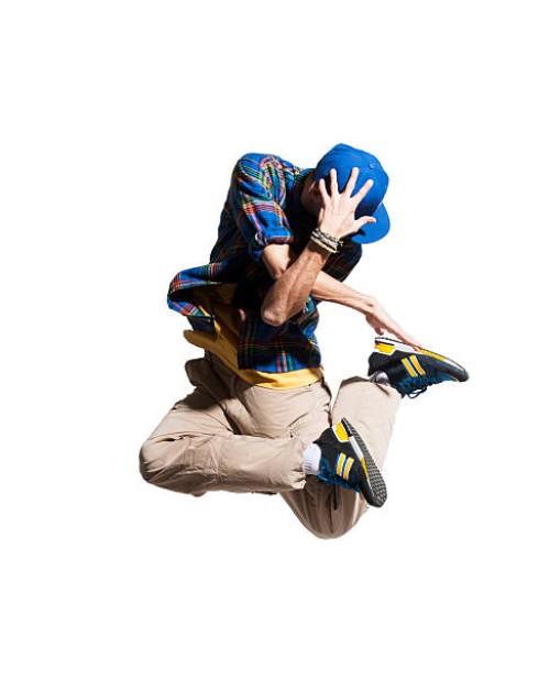 jeune homme fait sauter danseur - fashion photos et images de collection